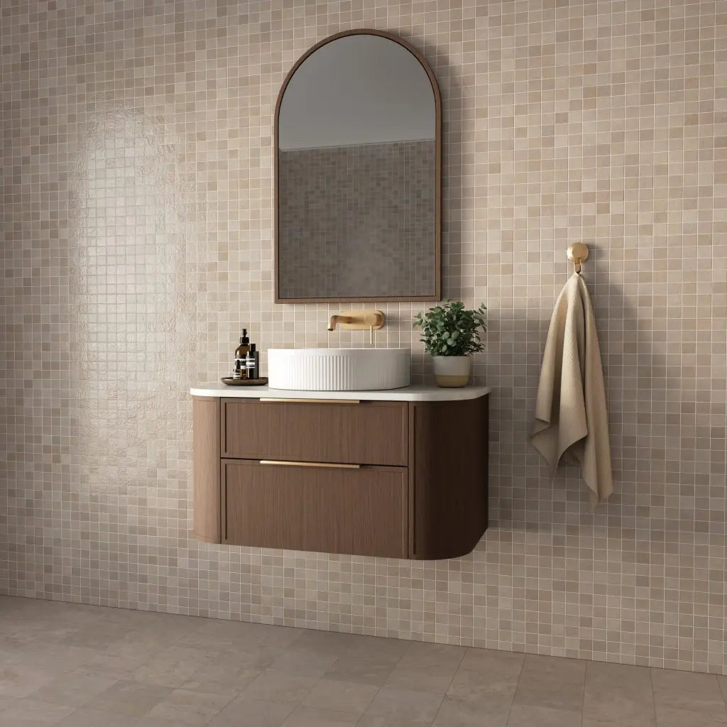 Reef Vanity with top and basin - wall hung or freestanding Marquis