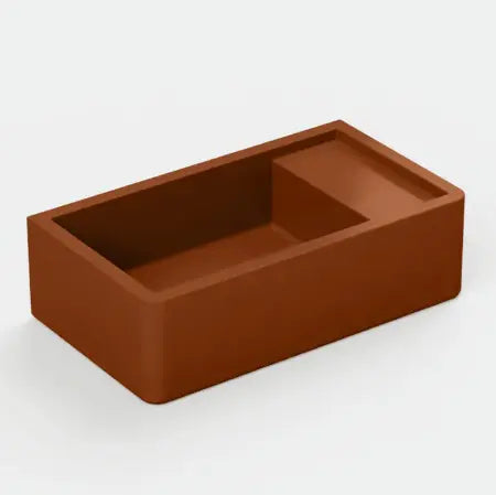SHELF 01 BASIN wall mounted basin *No Taphole, No overflow* (On display) Nood Co.