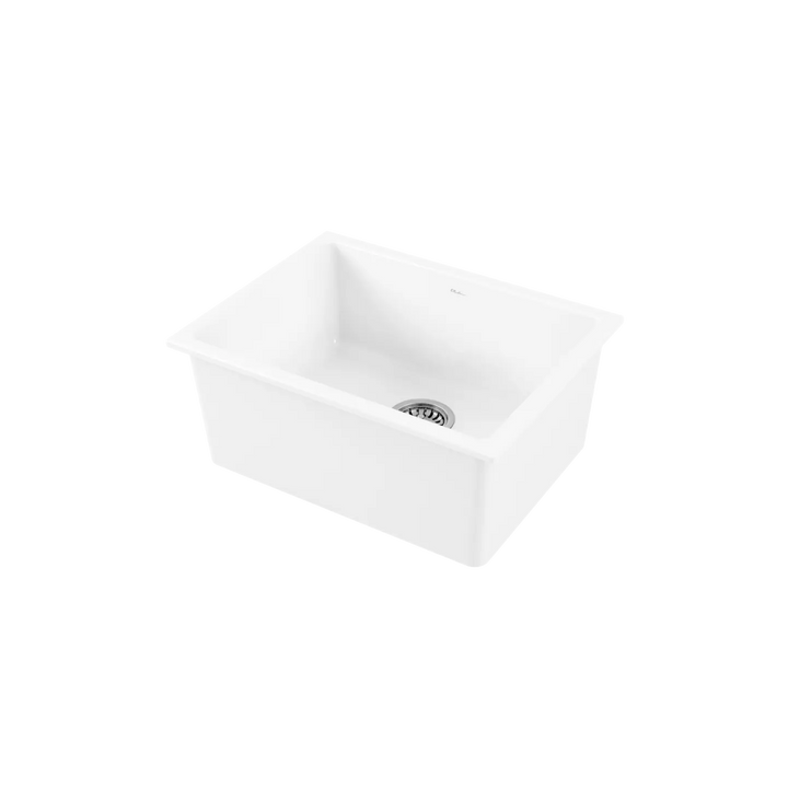 Sicily White Mega Bowl Fireclay Universal Sink Oliveri