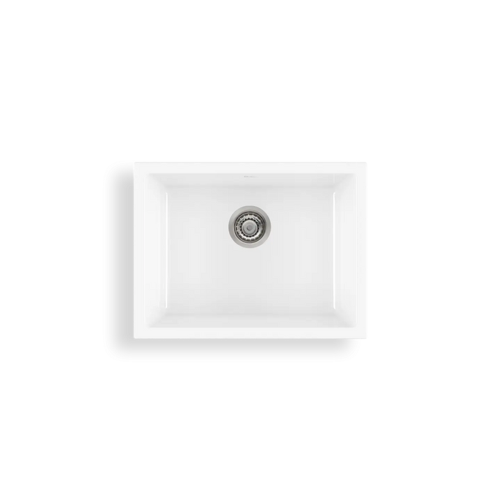 Sicily White Mega Bowl Fireclay Universal Sink Oliveri
