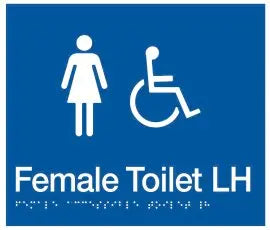 Female Braille Signage Emro