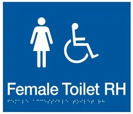 Female Braille Signage Emro