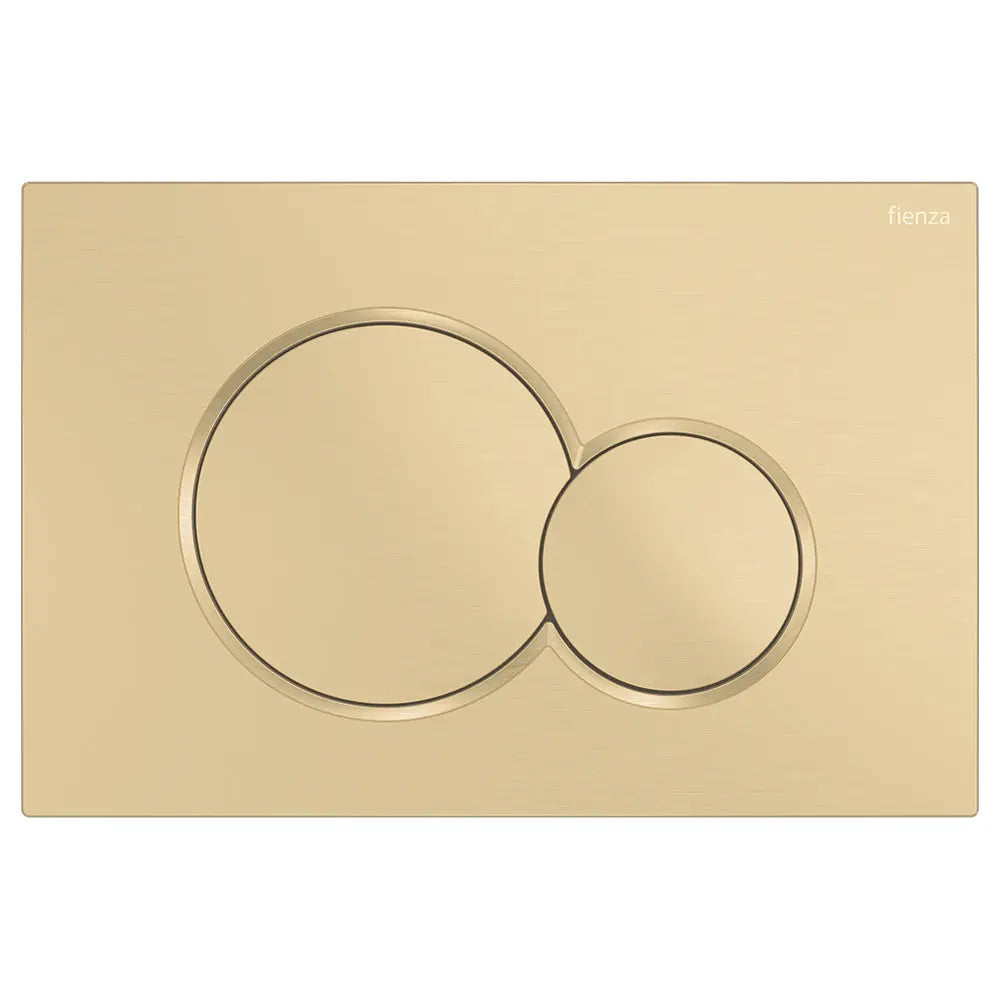 Sigma Round Button Flush Plate, Urban Brass Fienza