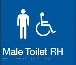 Male Braille Signage Emro