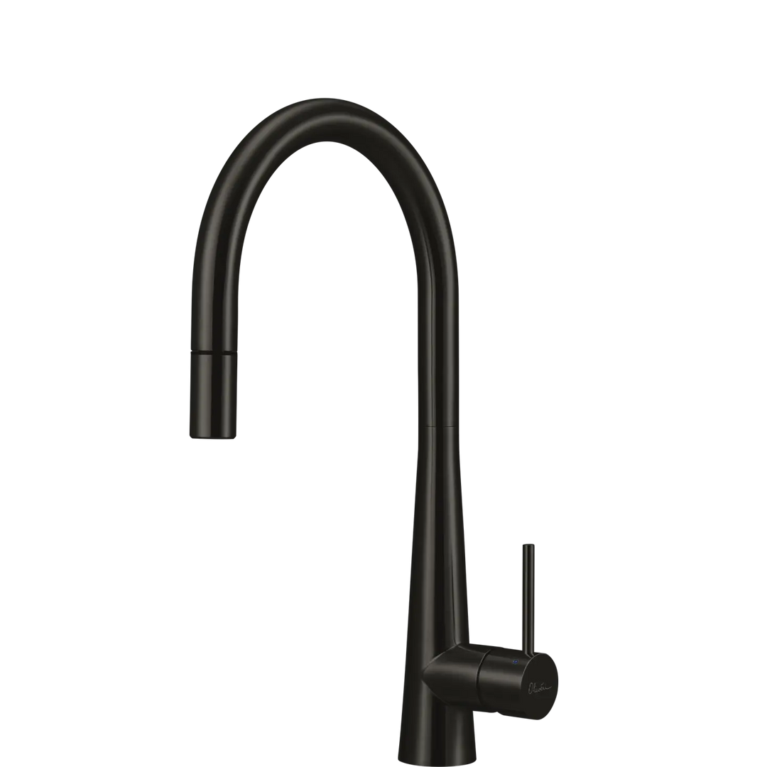 Essente 316 Stainless Steel Goose Neck Pull Out Mixer Oliveri