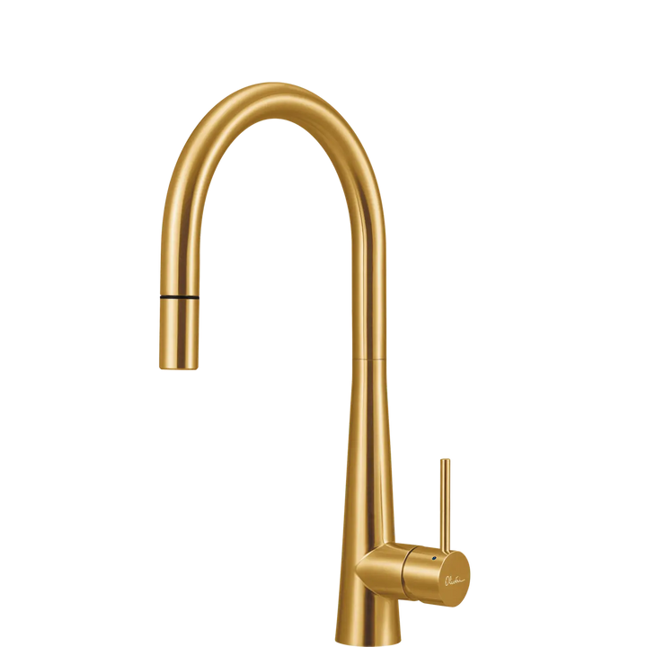 Essente 316 Stainless Steel Goose Neck Pull Out Mixer Oliveri