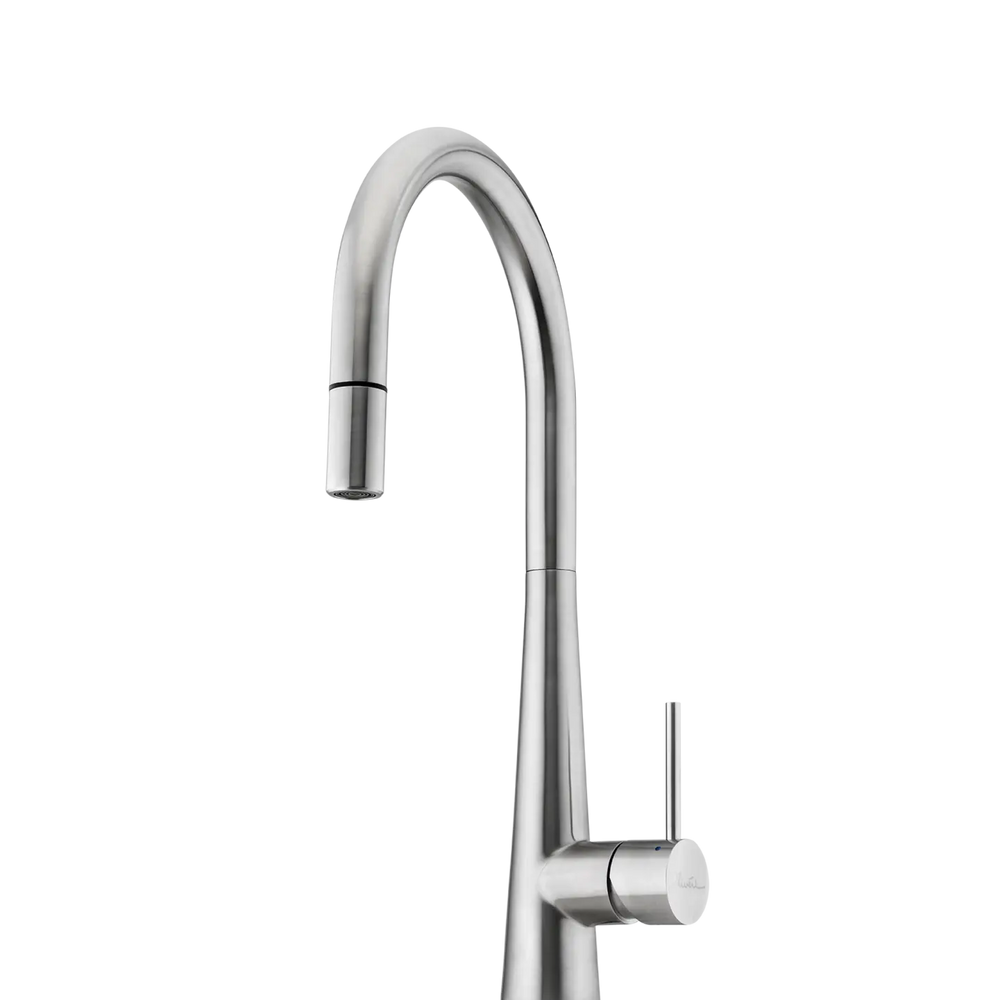 Essente 316 Stainless Steel Goose Neck Pull Out Mixer Oliveri