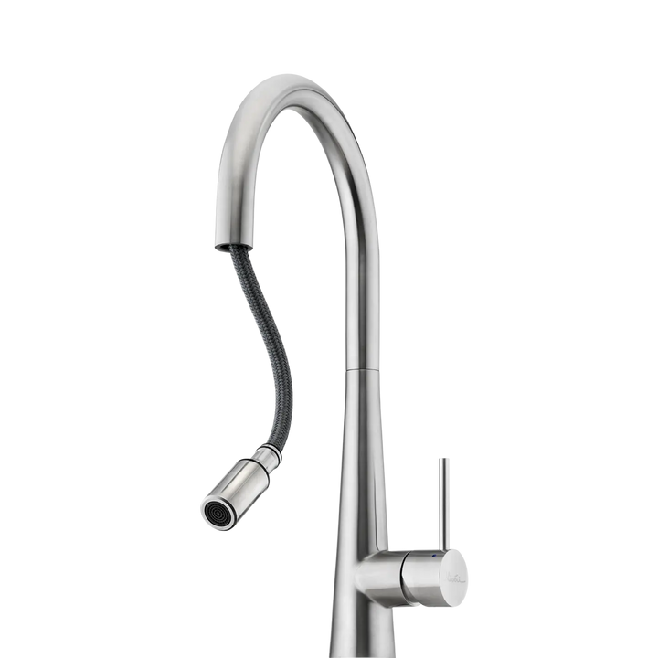 Essente 316 Stainless Steel Goose Neck Pull Out Mixer Oliveri