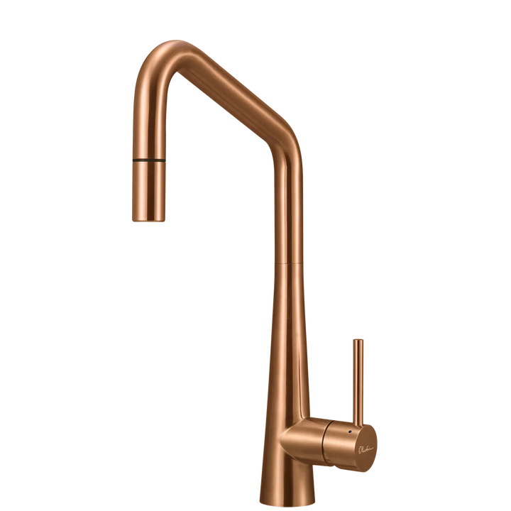 Essente 316 Stainless Steel Square Goose Neck Pull Out Mixer Oliveri