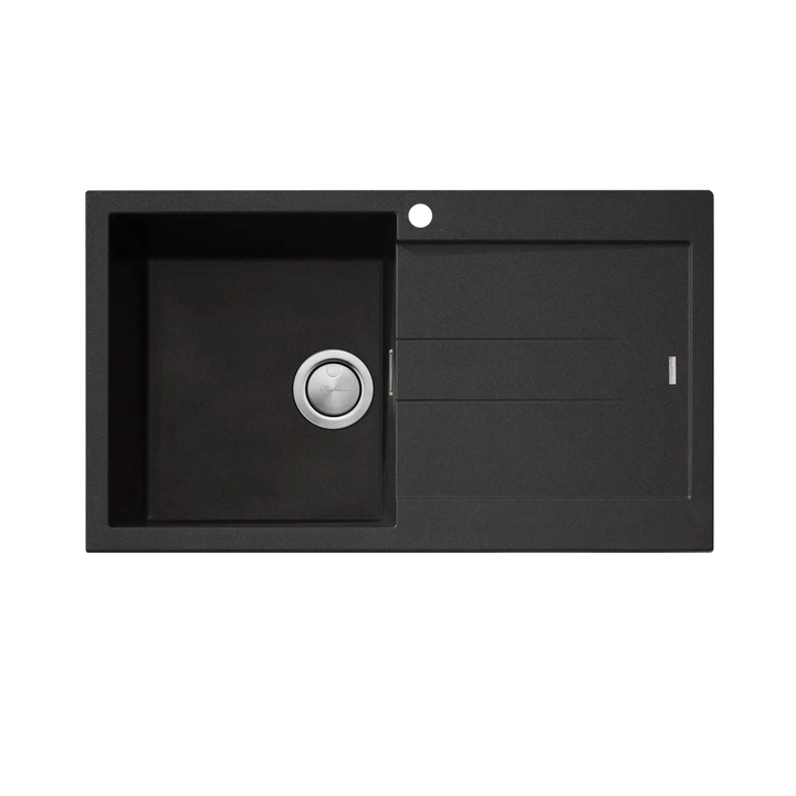 Santorini Single Bowl Topmount Sink With Drainer, Overflow Oliveri