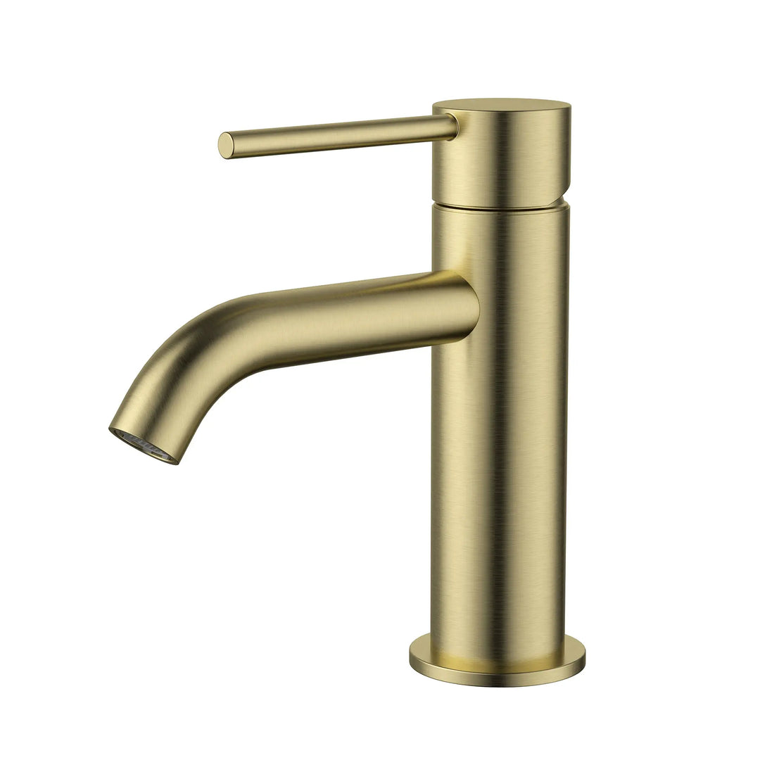 Nora Basin Mixer Curved Spout Modern National