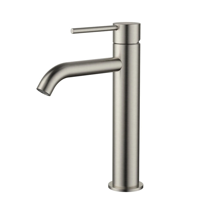 Nora Mid-Rise Basin Mixer Curved Spout Modern National