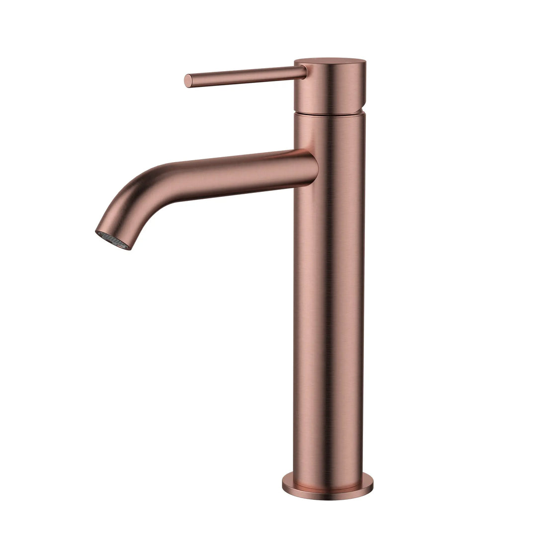Nora Mid-Rise Basin Mixer Curved Spout Modern National