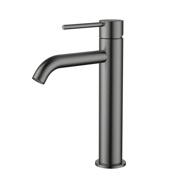 Nora Mid-Rise Basin Mixer Curved Spout Modern National