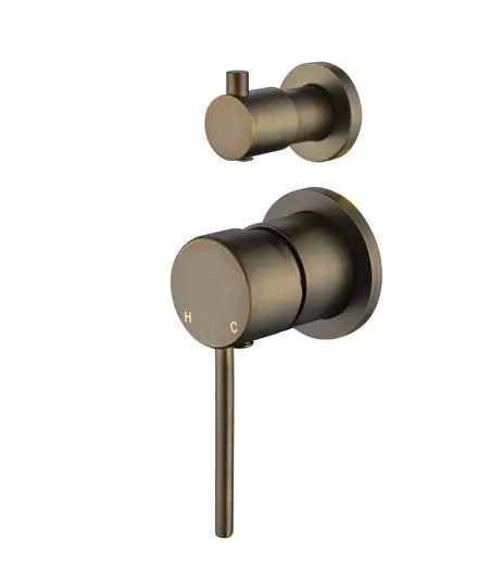 Nora Shower Diverter Mixer Small Backplate Modern National