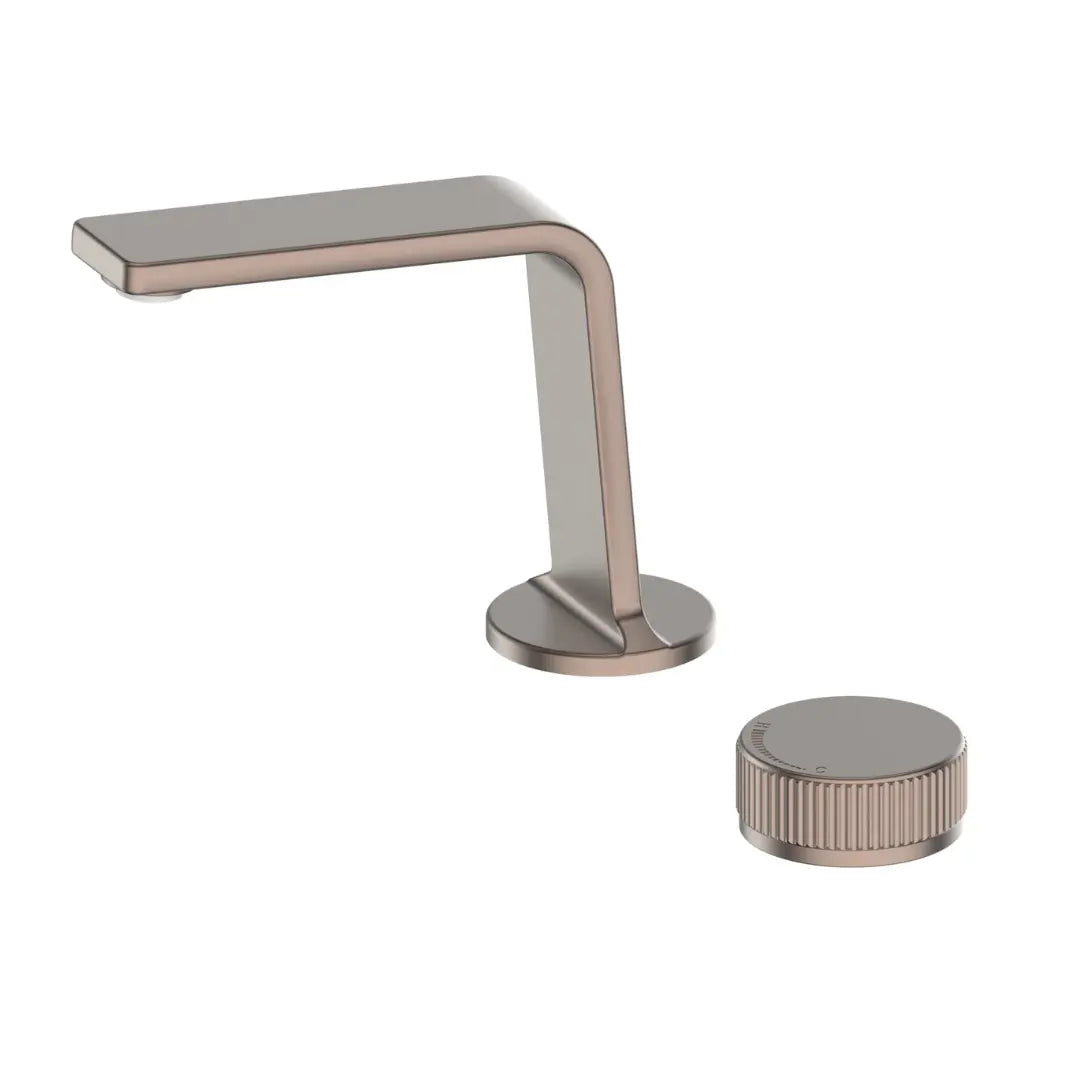 Venza Two Hole Deck Mounted Basin Mixer Greens