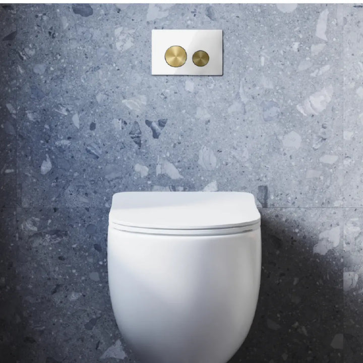 BelBagno Glass Round Flushplate - Various finishes Belbagno