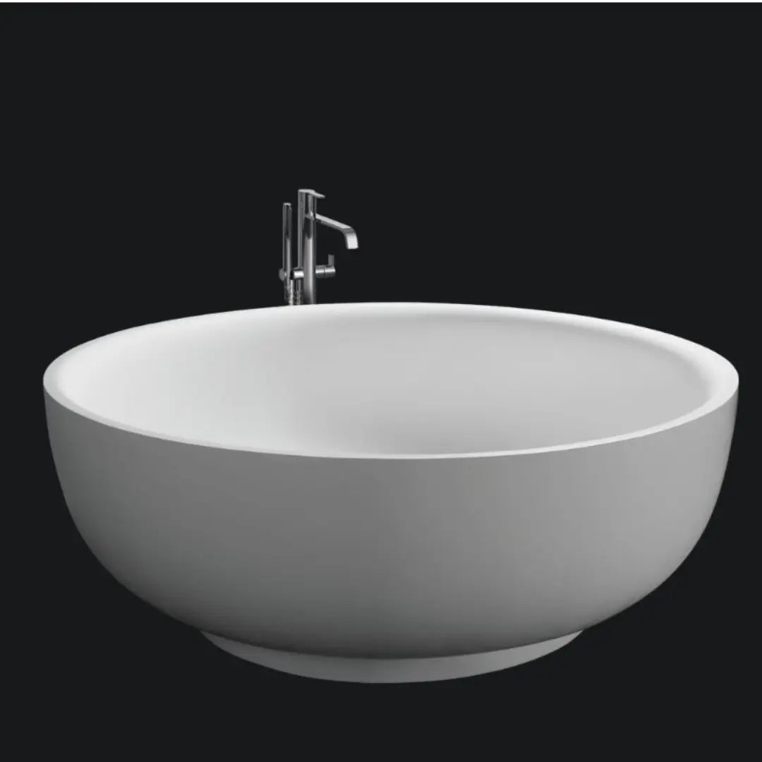 Aylin VX22 1500 Round Freestanding Stone Bath Kaskade Stone