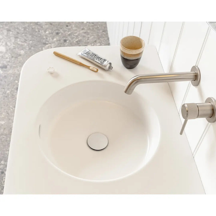 Thea Curved Vanity with matte ceramic top ADP