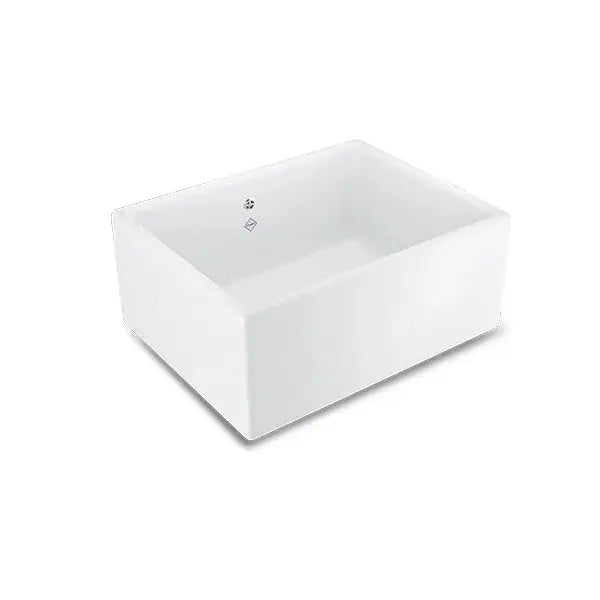 Shaws Shaker Single 600 Fireclay Sink with overflow Shaws Sinks