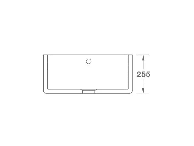 Shaws Shaker Single 600 Fireclay Sink with overflow Shaws Sinks