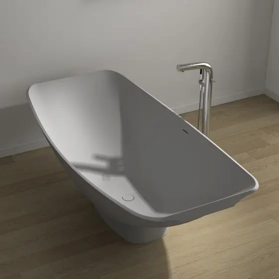 Dove Mirage MARK II Freestanding solid surface Pedestal Hammock Bath The Hammock Bath Company
