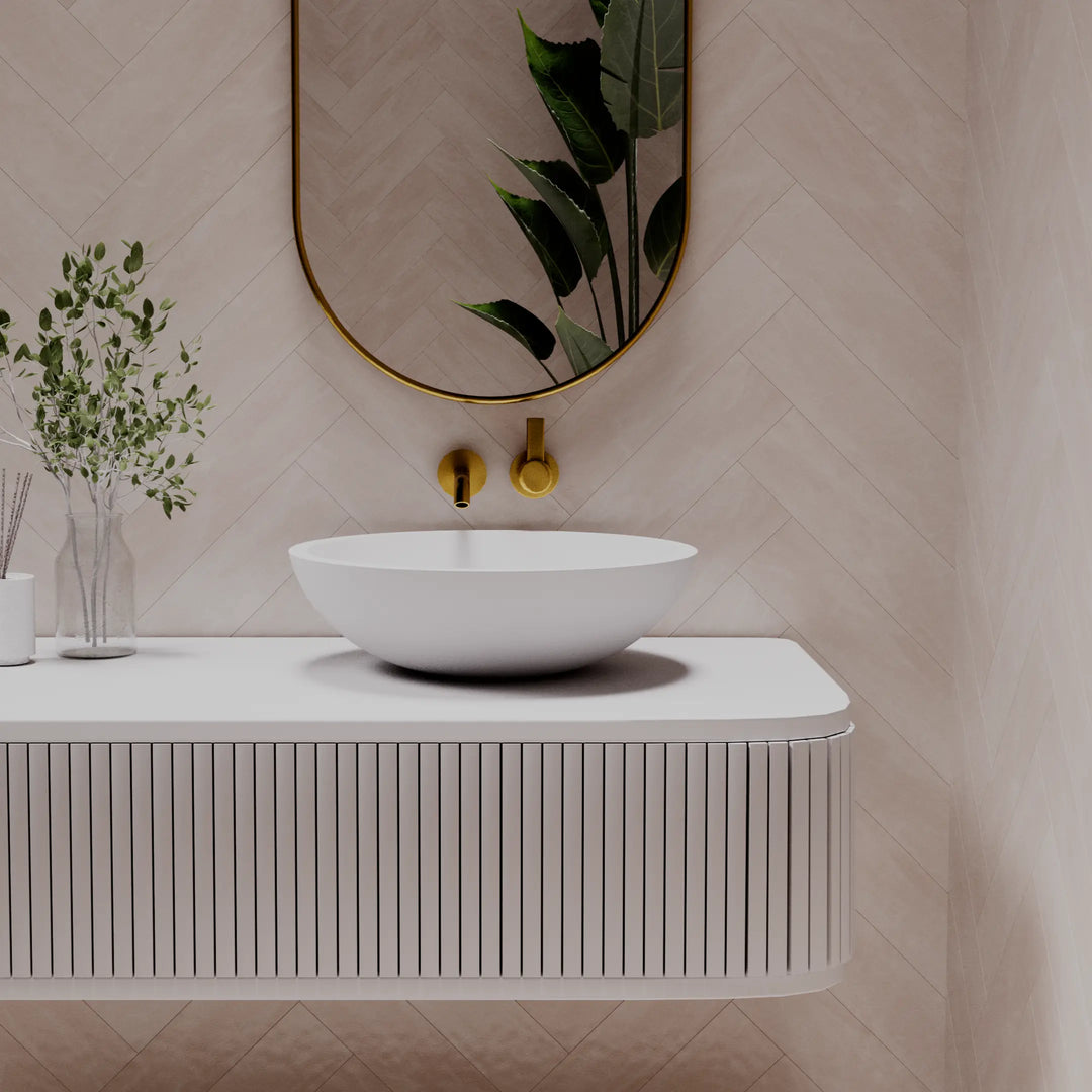 Surena Above Counter Stone Basin - various finishes PIETRA BIANCA
