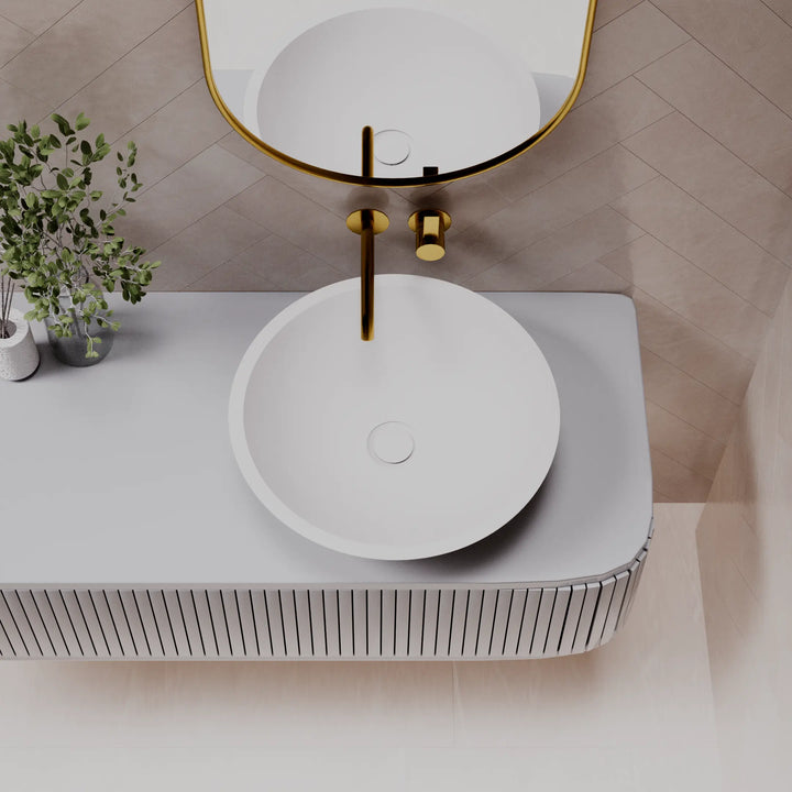Surena Above Counter Stone Basin - various finishes PIETRA BIANCA