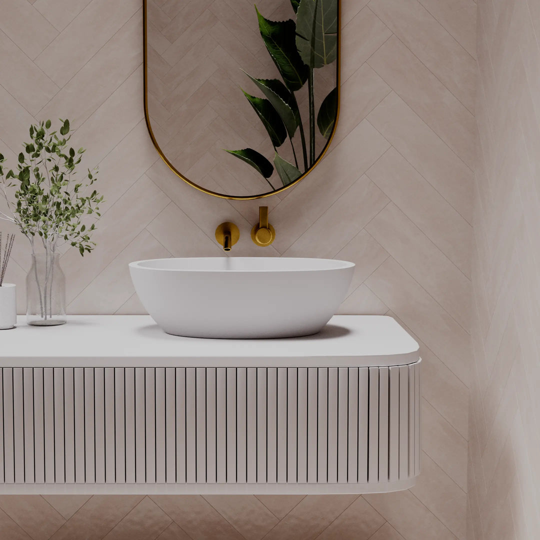 SUSSANA Table Top Basin - various finishes PIETRA BIANCA
