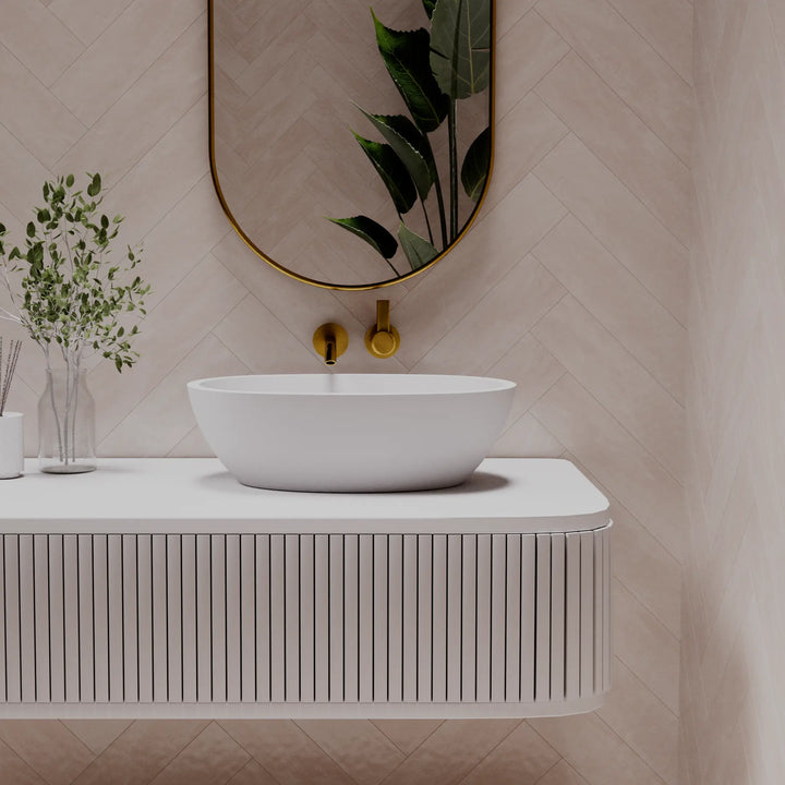 SUSSANA Table Top Basin - various finishes PIETRA BIANCA