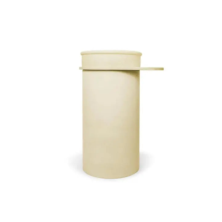 CYLINDER - TUBB PEDESTAL BASIN WITH OR WITHOUT TRAY Nood Co.