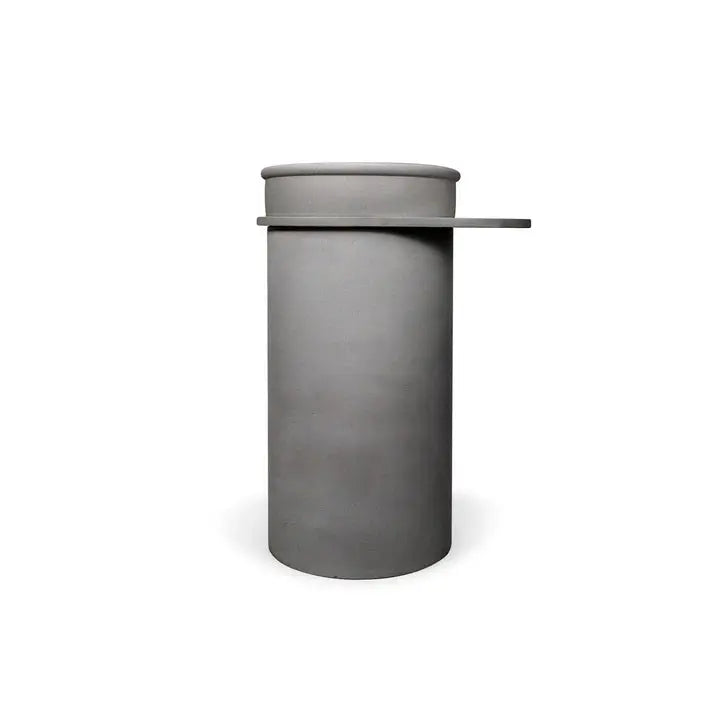 CYLINDER - TUBB PEDESTAL BASIN WITH OR WITHOUT TRAY Nood Co.