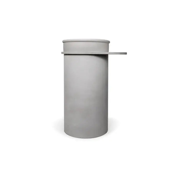CYLINDER - TUBB PEDESTAL BASIN WITH OR WITHOUT TRAY Nood Co.
