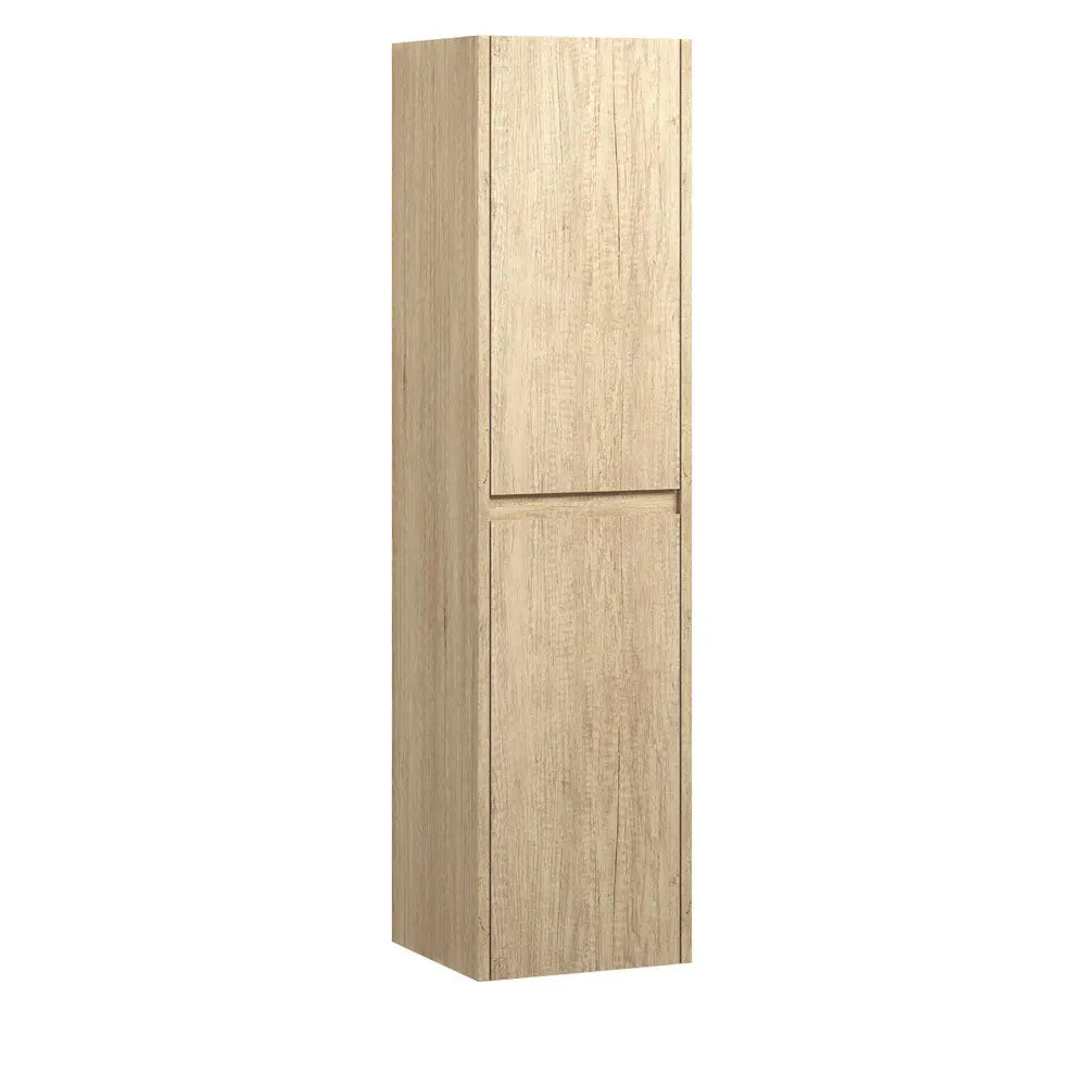 Edge Scandi Oak Tallboy - Wall Hung or Freestanding Fienza