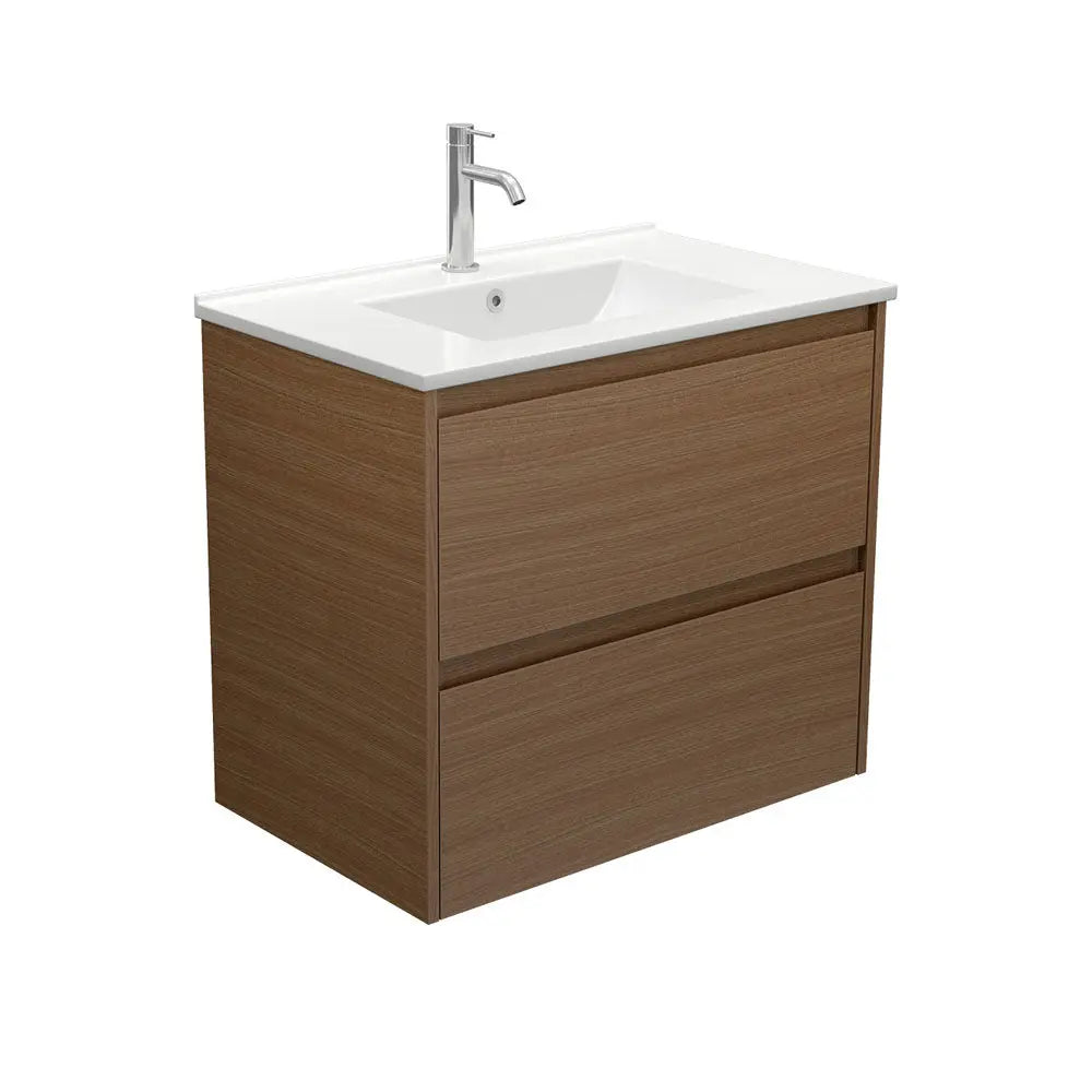 Dolce Amato Walnut Vanity - Wall Hung or Freestanding Fienza