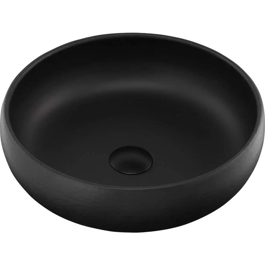 Terzofoco Matte Black Curved Counter Top Basin Oliveri