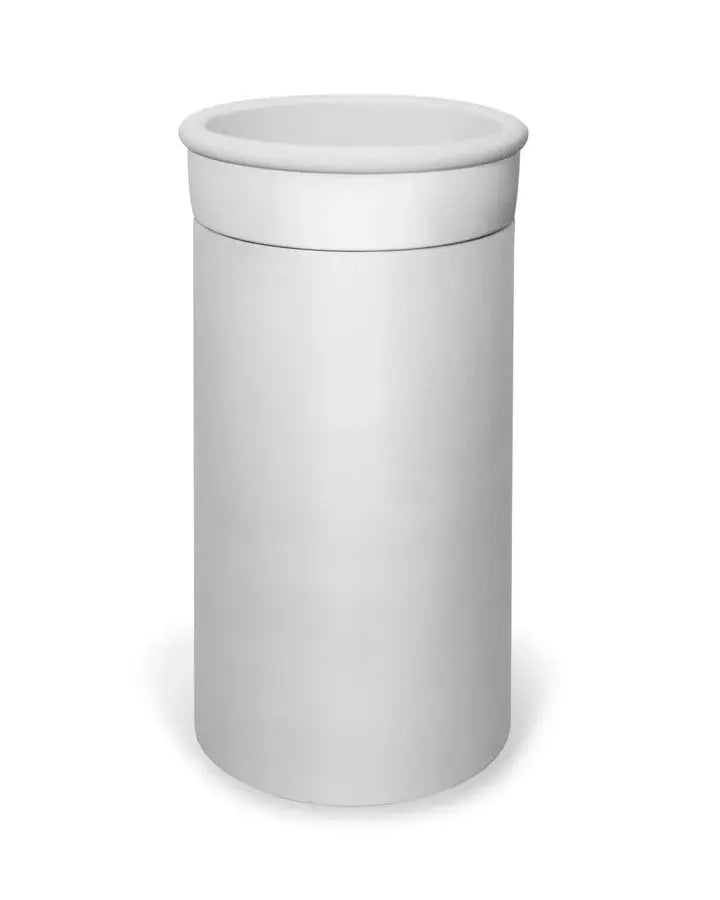 CYLINDER - TUBB PEDESTAL BASIN WITH OR WITHOUT TRAY Nood Co.