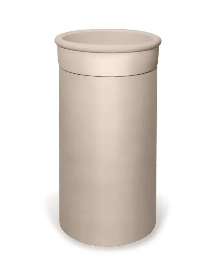 CYLINDER - TUBB PEDESTAL BASIN WITH OR WITHOUT TRAY Nood Co.