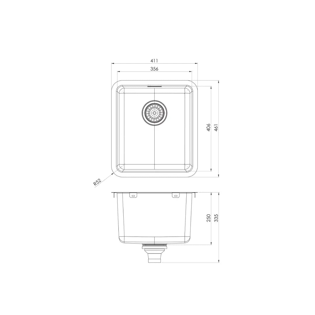 2000 Series Laundry Sink with Overflow Phoenix