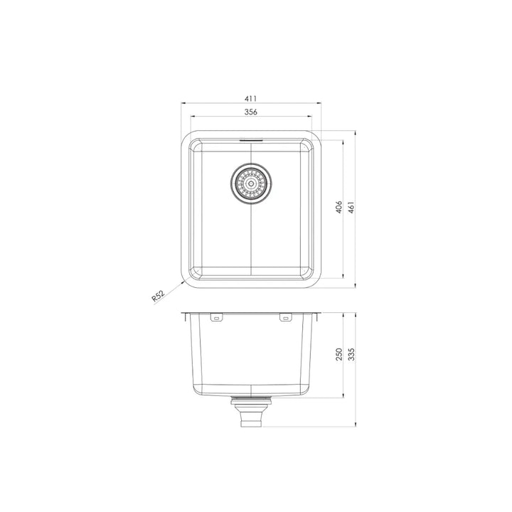 2000 Series Laundry Sink with Overflow Phoenix