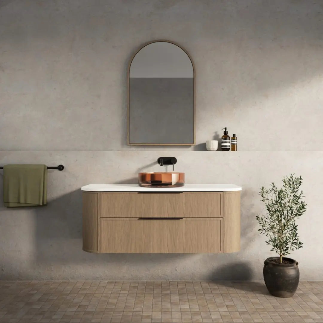 Reef Vanity with top and basin - wall hung or freestanding Marquis