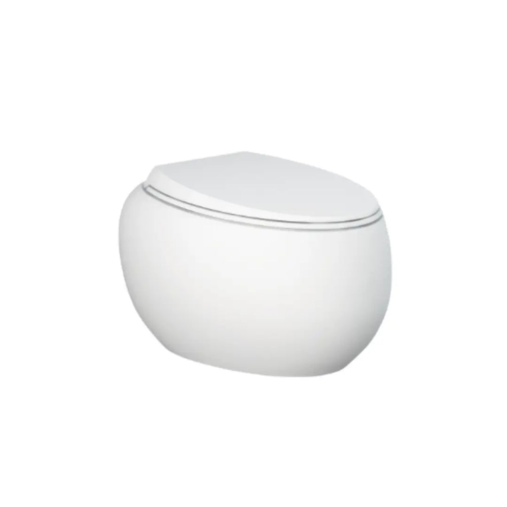 RAK Cloud Wall-Hung Toilet pan & seat - various finishes Fienza