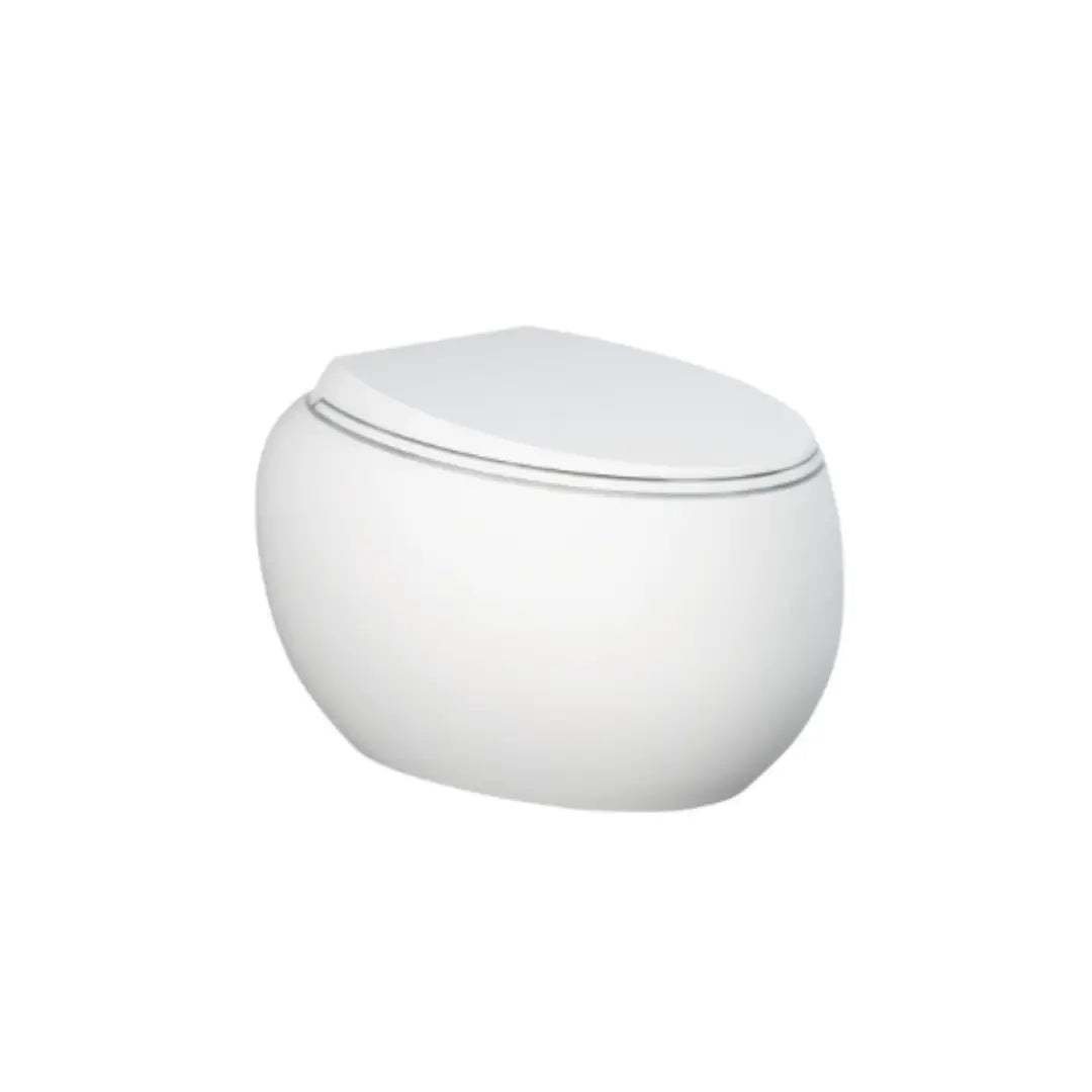RAK Cloud Wall-Hung Toilet pan &amp; seat - various finishes Fienza