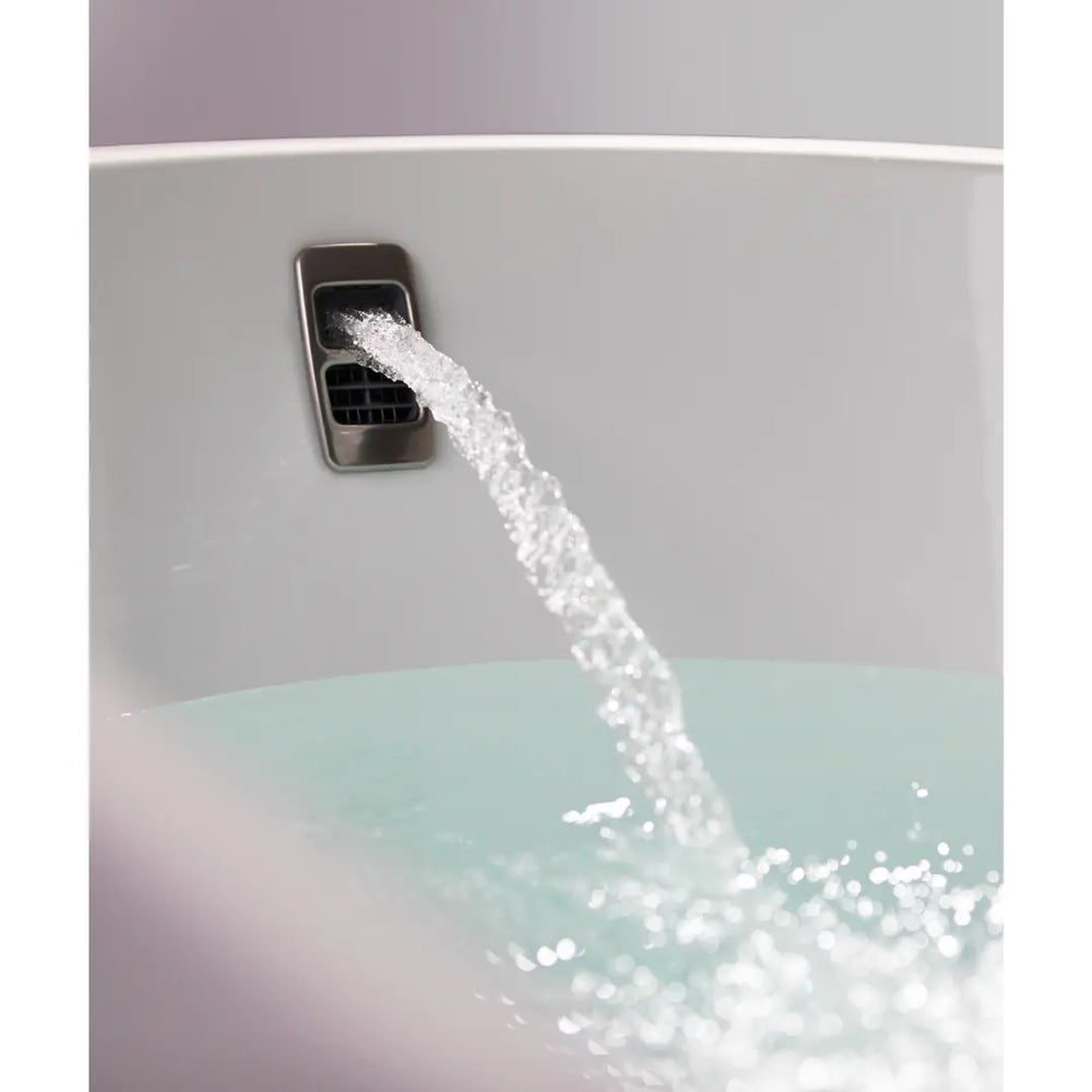 Limni 101 bath with Smartfill system with overflow - 1500 or 1700mm - acrylic Seima