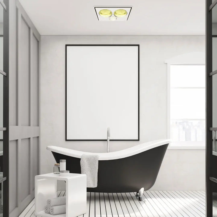 Tastic Vivid 3 in 1 - Bathroom Heater, Exhaust Fan &amp; Light - Pack of Two IXL