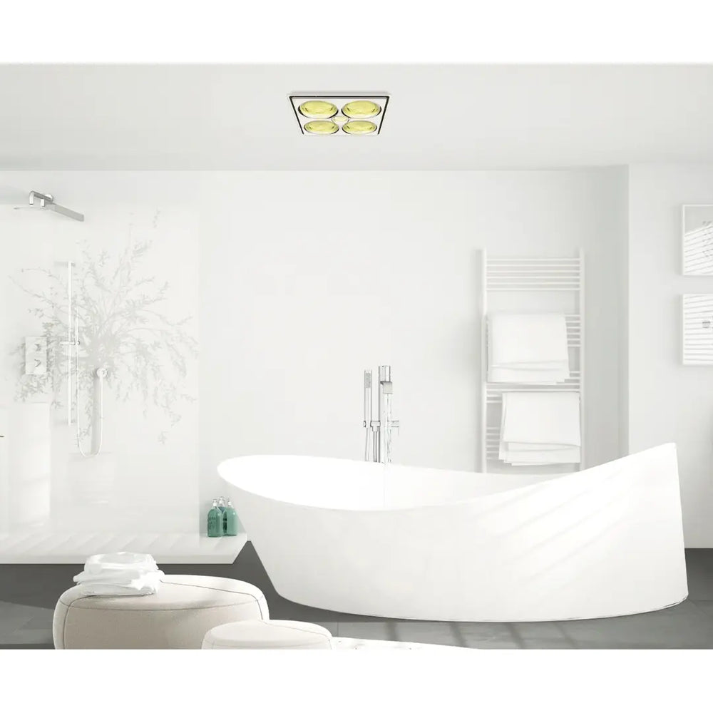 Tastic Paramount 3 in 1 - Bathroom Heater, Exhaust Fan & Light - Pack of Two IXL