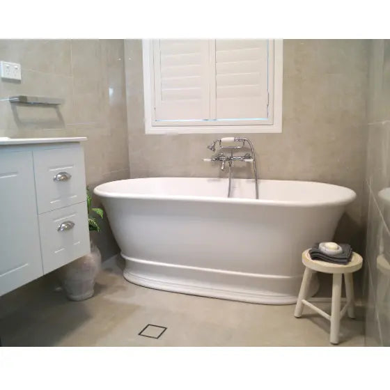 Cambridge 156 x 74 TitanCast Solid Surface Freestanding Bath Turner Hastings