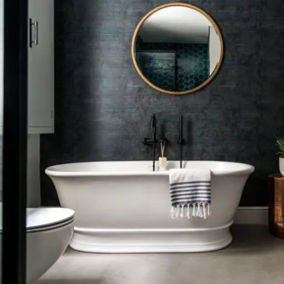 Cambridge 156 x 74 TitanCast Solid Surface Freestanding Bath Turner Hastings