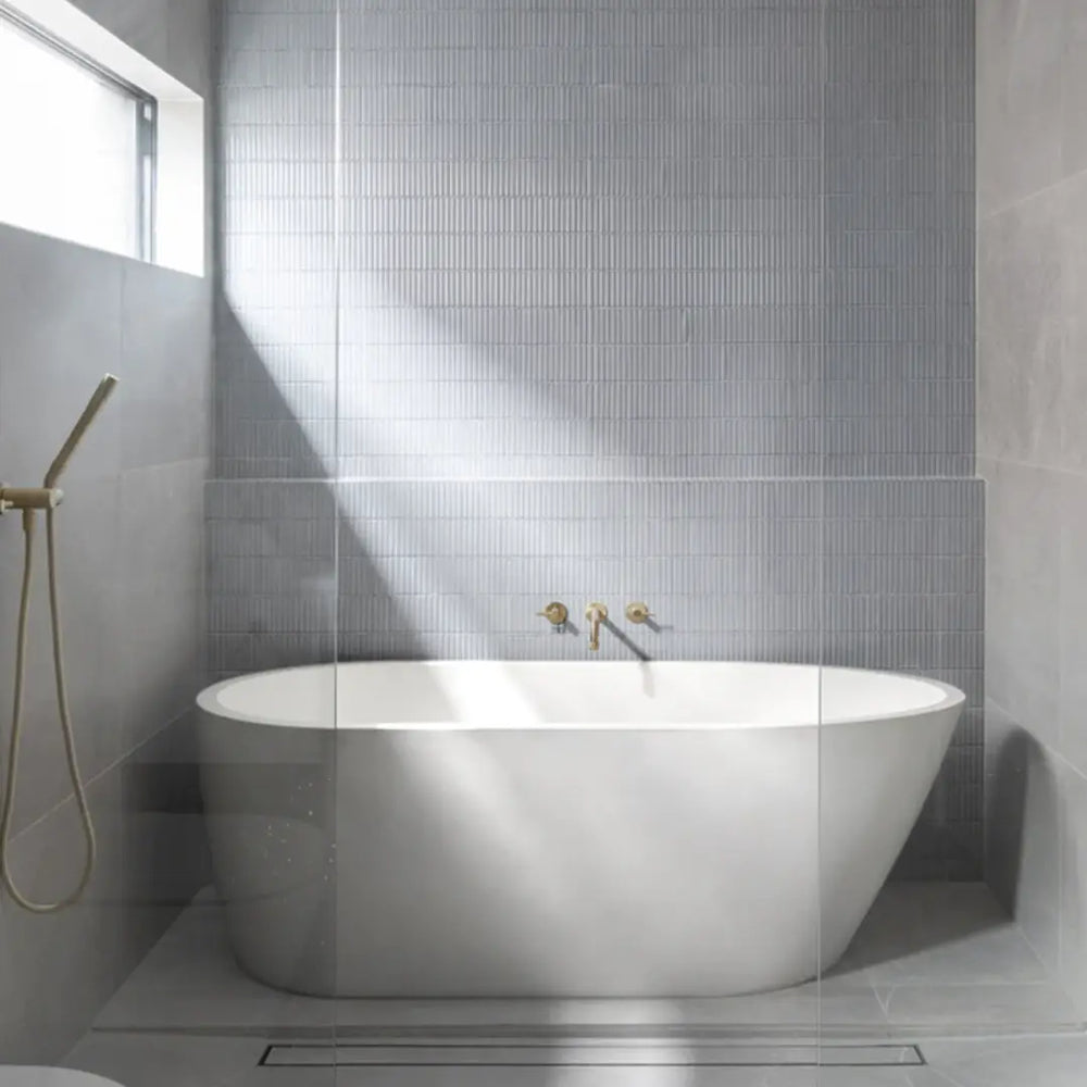 Juno Concrete Bathtub 1690mm Nood Co.