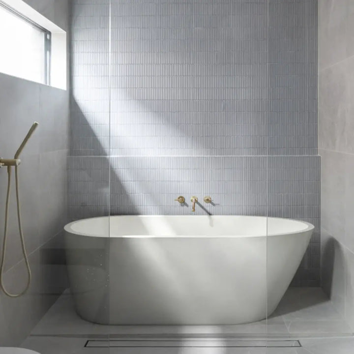 Juno Concrete Bathtub 1690mm Nood Co.